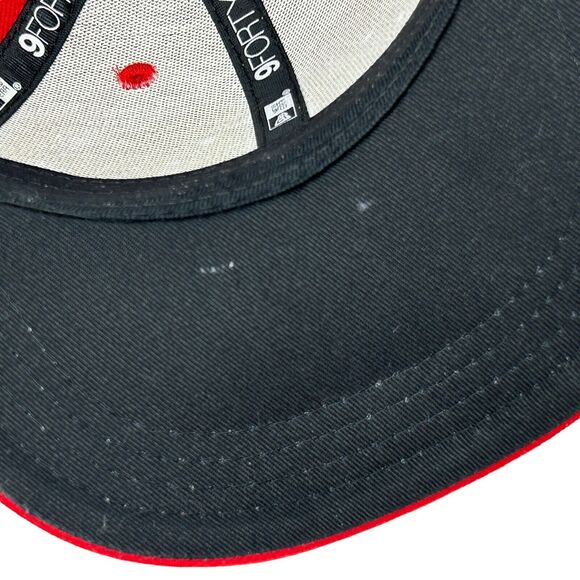 Cincinnati Reds Youth Hat Baseball Cap Jeff Francis Signed New Era Strapback Red - Picture 7 of 11